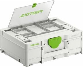 Festool Systainer³ DF SYS3 DF M 137 Transportkiste mit Einsätzen in Transparent und Weiß - Bild 1