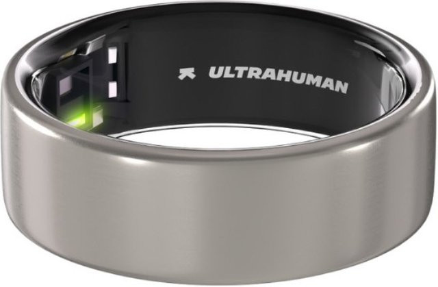 Ultrahuman Ring AIR, Titan, Schwarz, Größe 6, Unisex - Bild 1