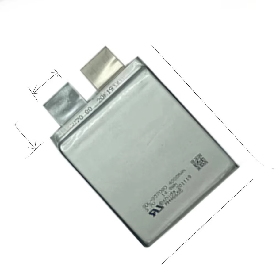 Lanzhd Li-Ion Power Cell Akku 3,7 V mit 4000 mAh in Silber für DIY-Anwendungen, Drohnen und Automobil-Zünder - Bild 1