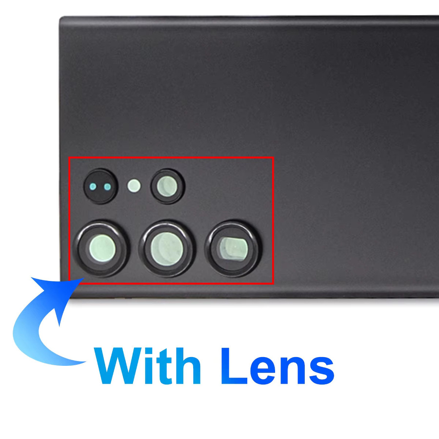 Samsung Akku-Rückabdeckung und Ersatz-Kameralinse Reparatur-Set für S23 Ultra SM-S918B/DS in Weiß - Bild 3