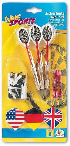 NSP Safety Dart-Set mit 16g Messinggewichten, B: 12,5 cm, H: 27 cm - Bild 1