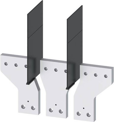 Siemens Anschlussverbreiterung 3VA9673-0QC00 grau - Bild 1