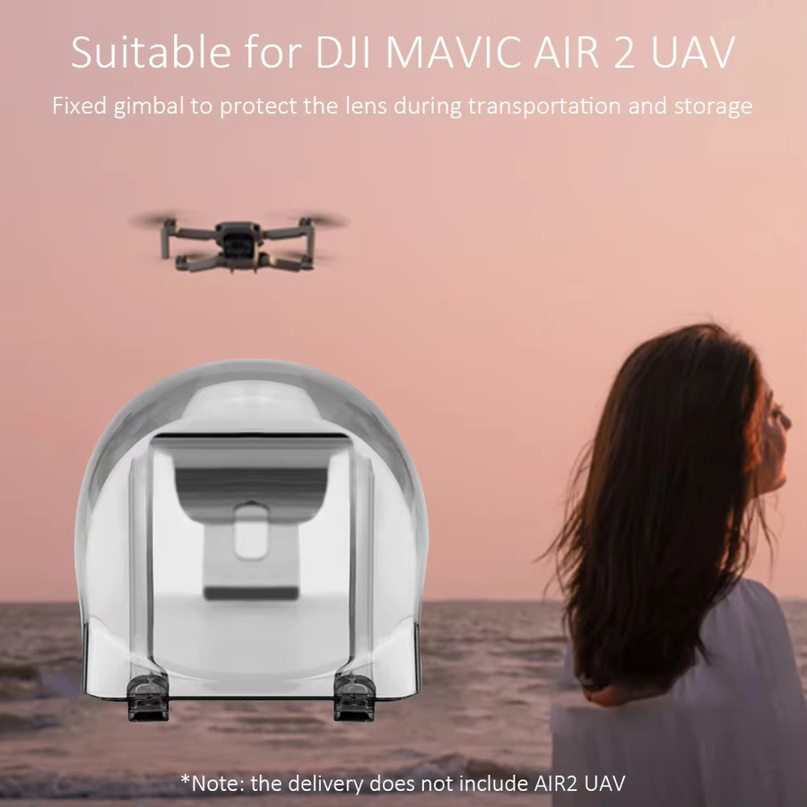 DJI Mavic Air 2 Gimbal-Schutzabdeckung und Objektivkappe in Transparent - Bild 4