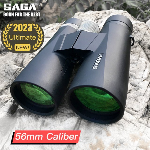 SAGA Hochleistungsfernglas mit ED-Objektiv in Schwarz für Jagd, Vogelbeobachtung und Outdoor-Aktivitäten - Bild 1