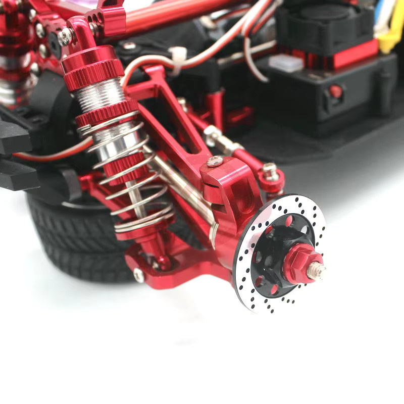 MJX H16V3 RC Metall-Simulations-Scheibenbremse, 12mm Anschlusszubehör, Rot - Bild 3