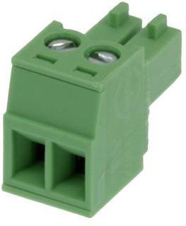 Molex Printklemme 395005002, 2-polig, grün - Bild 1
