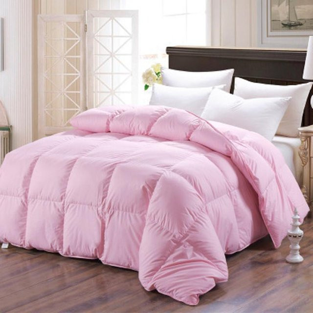 Bin Chi Textiles Gänsedaunen Bettdecke für den Winter in Rosa, B/B: 240 x 220 cm - Bild 1