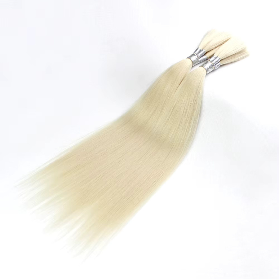 HERO REMY HAIR Haarverlängerungen, Remy-Echthaar, blond, glatt, 40,6–55,9 cm - Bild 5