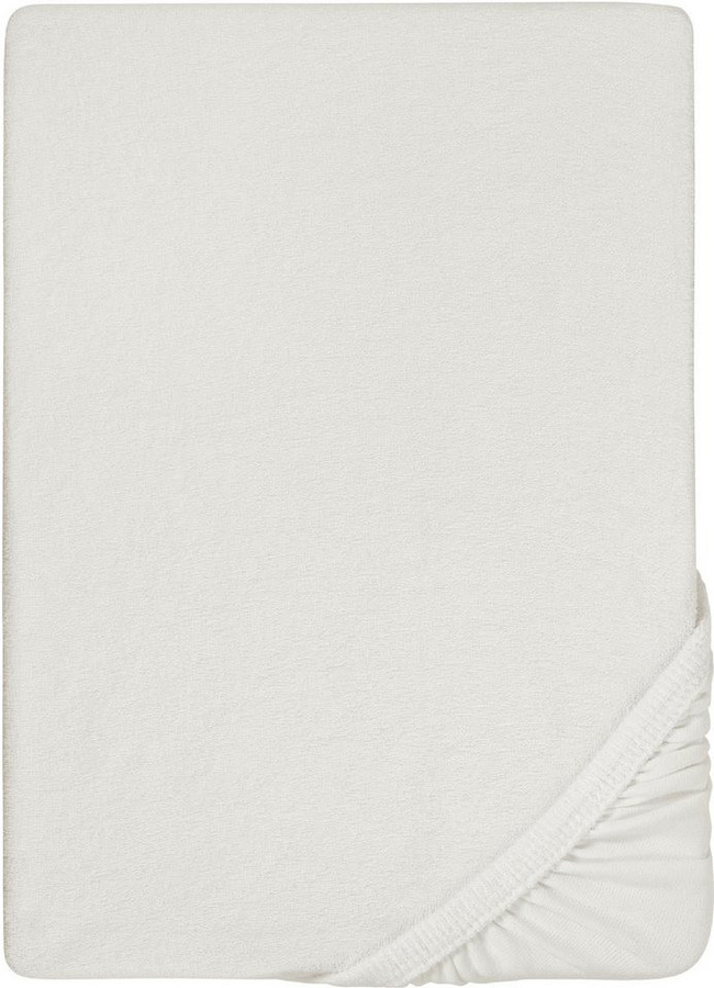 Biberna Spannbettlaken Premium Frottee-Stretch mit Rundumgummi, 80% Baumwolle, bügelfrei - Bild 1
