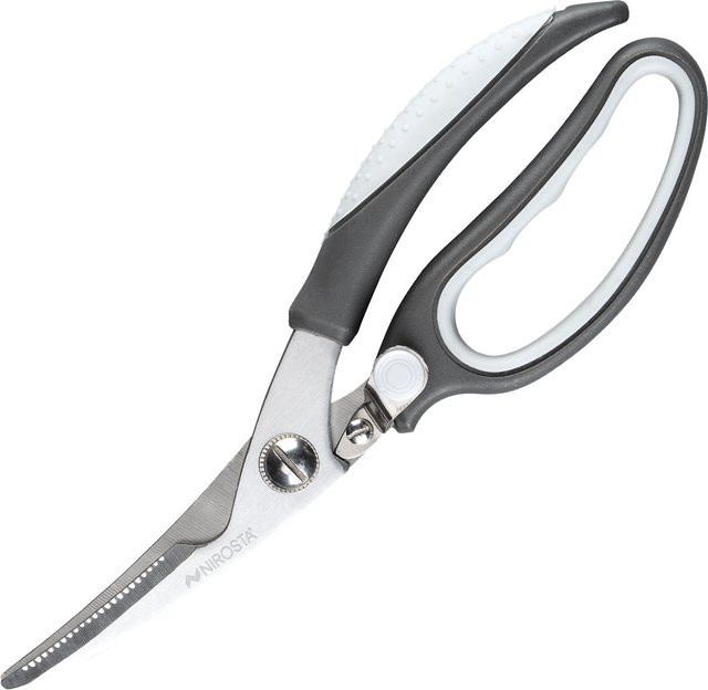Nirosta Geflügelschere aus Edelstahl in Silber mit Federunterstützung - Bild 1