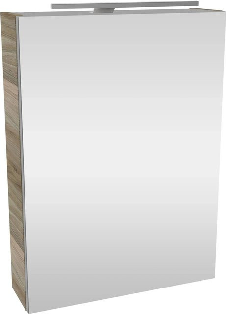 Fackelmann Spiegelschrank SBC Gäste Bad Steinesche Grau B/H/T: 50 x 68 x 15,3 cm - Bild 1