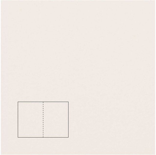Rico Design Paper Poetry Klappkarten Essentials B6, 5 Stück, Elfenbein - Bild 1