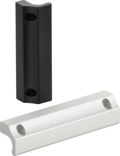 Rohde Leistengriff LG-06.F090.04 aus Aluminium in Schwarz Matt, 3er Set, B: 11,0 cm, H: 2,2 cm, T: 1,0 cm - Bild 1