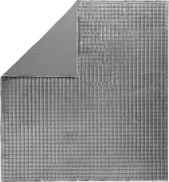 LIVARNO Tagesdecke aus Polyester, Grau, B/B: 220 x 240 cm - Bild 1