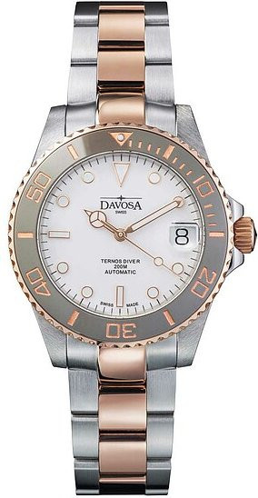 Davosa Armbanduhr Ternos Medium Automatic, Automatik, Edelstahl, 36,5 mm - Bild 1