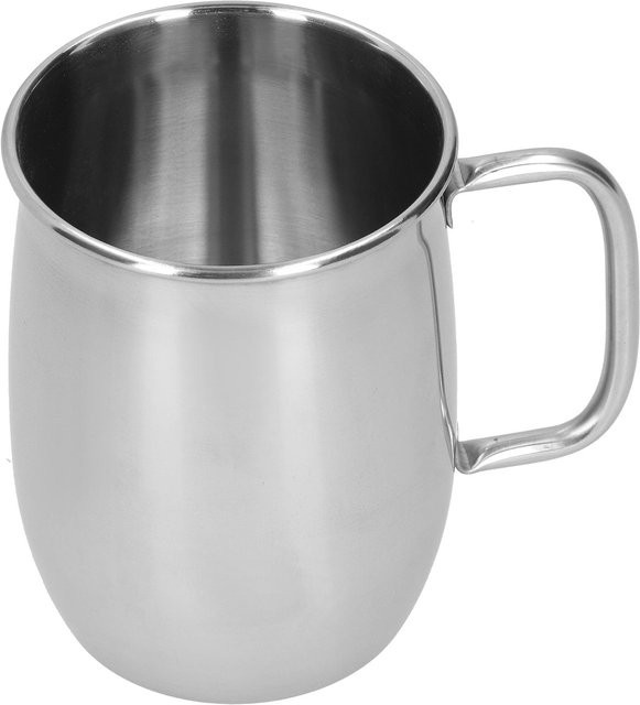 CosyHome Edelstahl Trinkbecher mit Henkel, Silber, 1000 ml - Bild 1