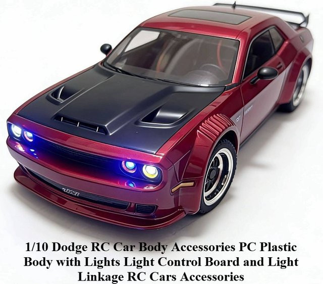 AT 99 MODEL Dodge RC Auto Karosserie, Kunststoff, mit Lichtern - Bild 1