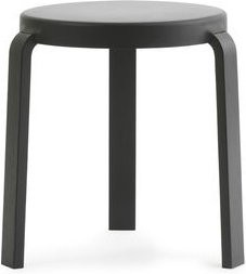 Normann Copenhagen Tap Hocker aus Holz in Schwarz Matt - Bild 1
