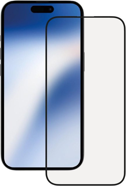 Vivanco Full Screen Displayschutzglas für iPhone 15, transparent - Bild 1