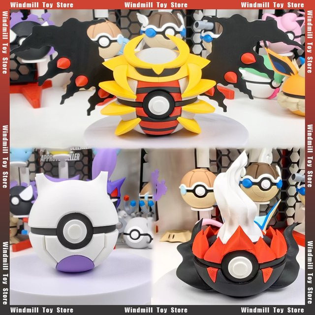 Bandai Pokémon Giratina Darkrai Mewtwo Poké Ball, Modell, Desktop Ornament - Bild 1