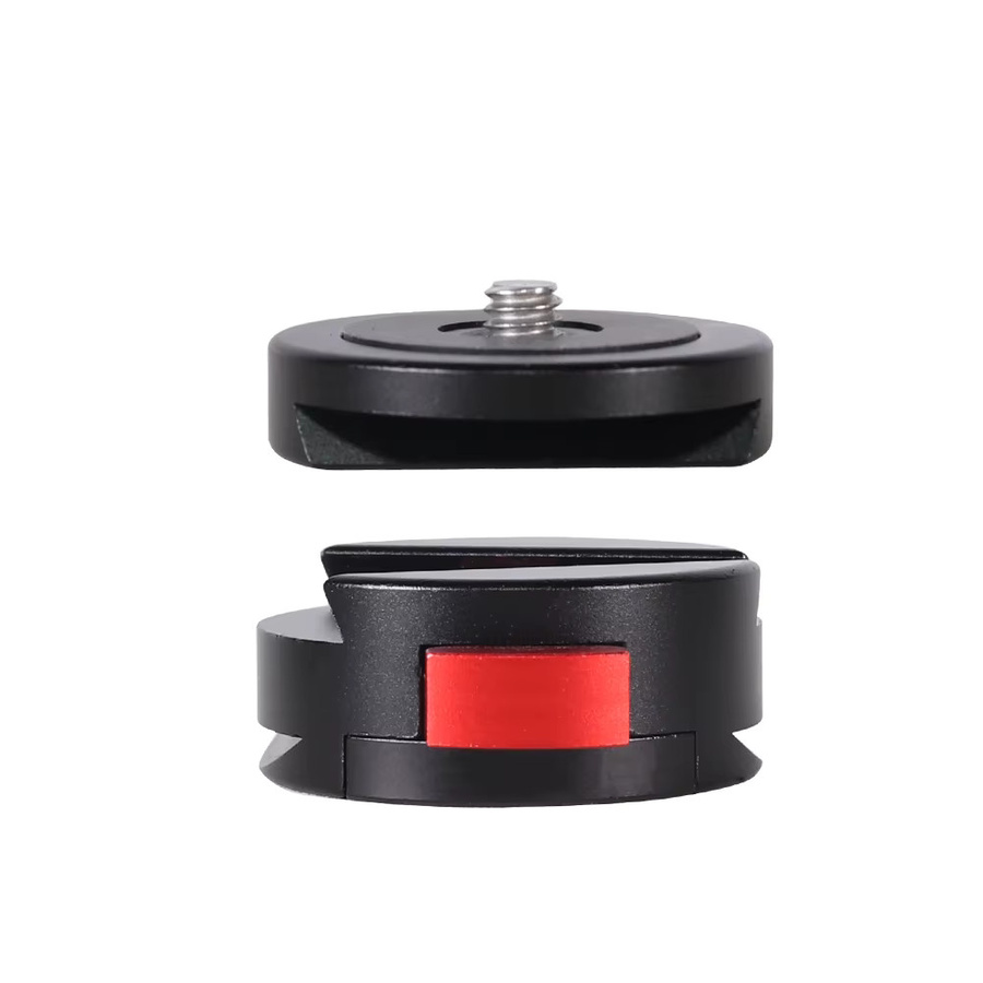 Arca Swiss 1/4 Mini Schnellwechselsystem Plattenklemmhalterung für DSLR-Kamerastabilisator in Schwarz - Bild 3