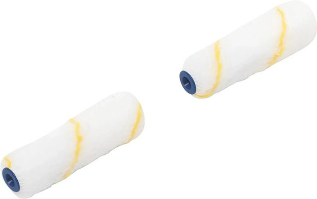 LUX-TOOLS Goldfaden-Walze in Weiß, 2 Stück, Durchmesser: 10 cm - Bild 1
