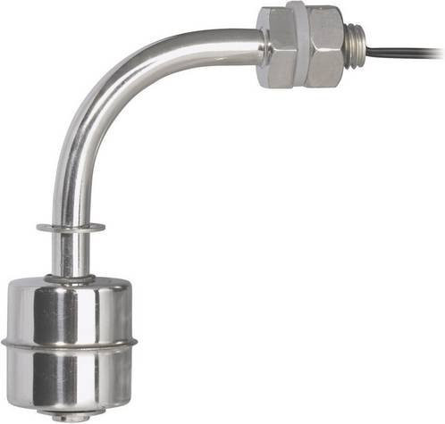 PIC PLS-080A-3VAI Schwimmerschalter aus Edelstahl in Silber, 140 V/AC, 200 V/DC, 1A, 1 Schließer, IP67 - Bild 1