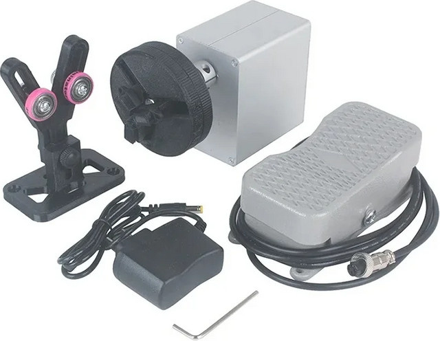 LANXSTAR Elektrische Angelruten Wickelmaschine für DIY Epoxidharz-Beschichtung und rotierendes Kleben - Bild 1