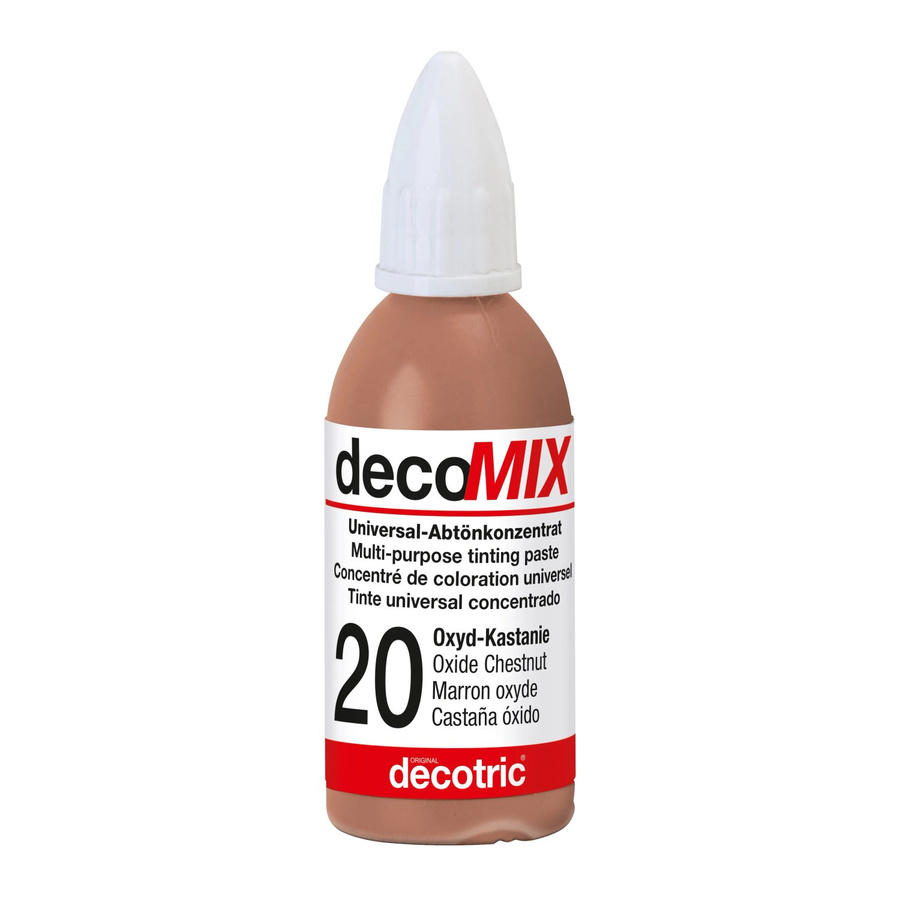 Decomix Universal-Abtönkonzentrat Oxyd-Kastanie von Decotric, Braun, 20 ml - Bild 2