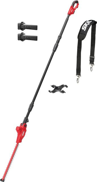 Skil Akku-Teleskop-Heckenschere 0640CA in Rot, Schnittlänge: 45 cm (ohne Akku und Ladegerät) - Bild 1