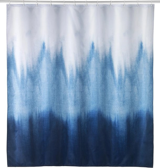 Wenko Duschvorhang Alara aus recyceltem Polyester in Bunt-mix, B/H: 180 x 200 cm - Bild 1
