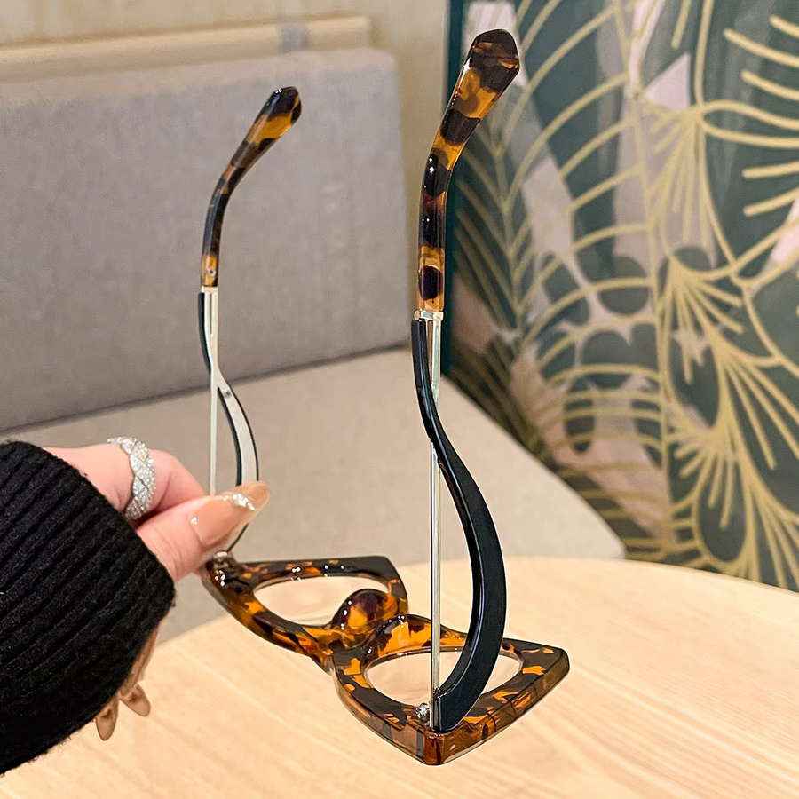 RELEN Korrektionsbrille Cat-Eye, Vollrand, Kunststoff, braun, Damen - Bild 3