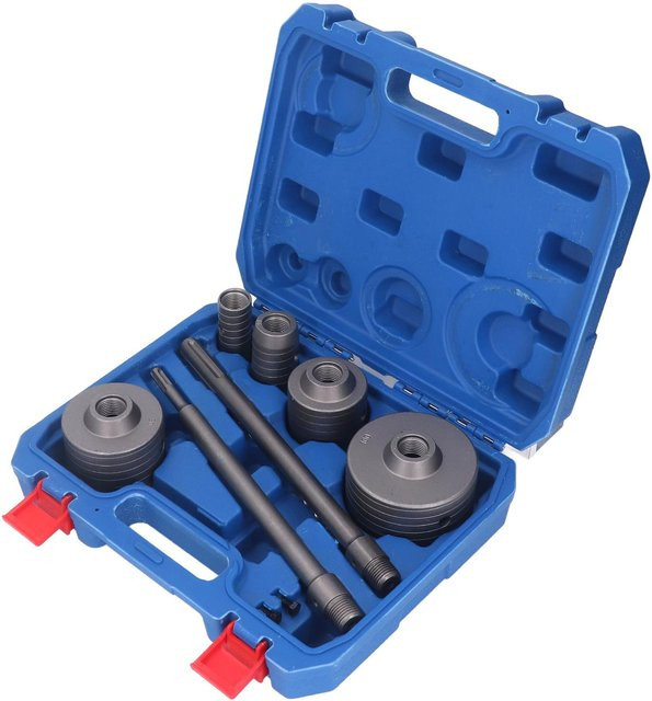 9-teiliges Koogeelife Beton-Lochsägen-Set mit Carbide-Spitzen für Zement, Mauerwerk und Stein, Grau, Durchmesser: 30 mm bis 100 mm - Bild 1
