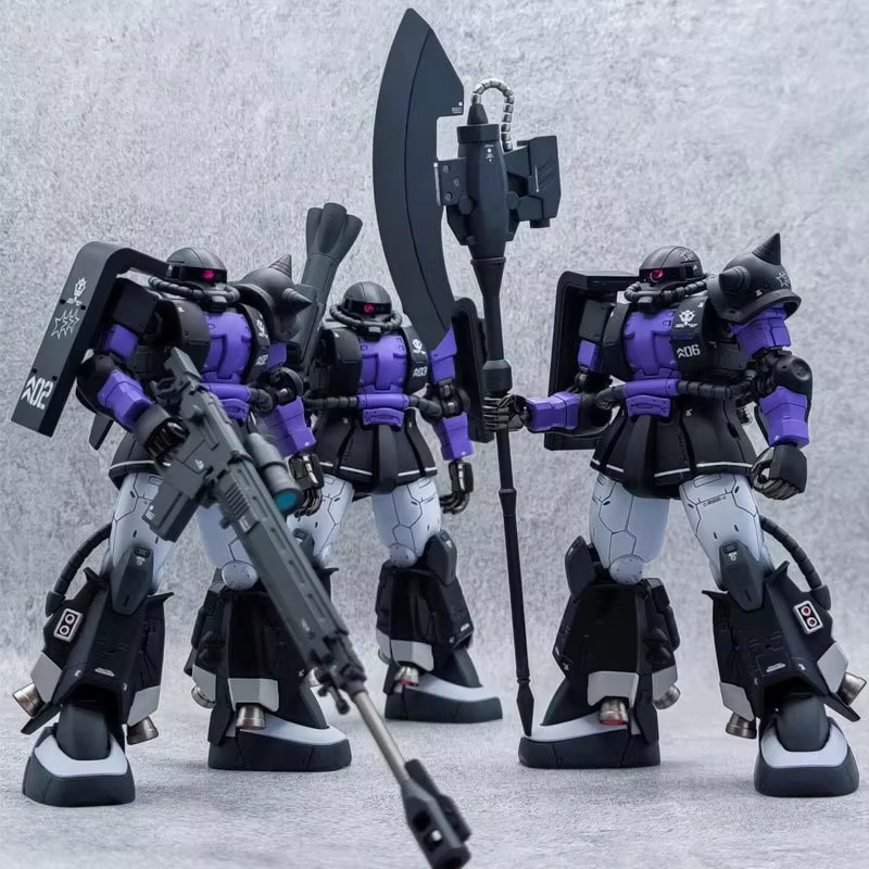 TAKARA TOMY HG 1/144 GTO ZAKU Black Tri-Stars Mark Rabbit Mk-II, Modellbausatz - Bild 4