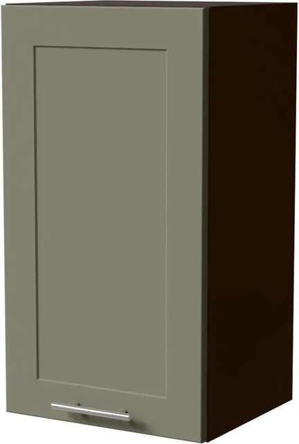 Feldmann-Wohnen Hängeschrank Oslo W2/40 in Lava / Reed Green Matt mit Soft-Close-Türen, B/T/H: 40 x 32,5 x 72 cm - Bild 1
