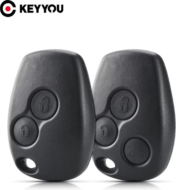 Keyyou 5er Set Remote Key Shell Case für Renault und Dacia in Schwarz - Bild 1