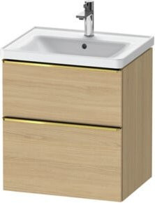 Duravit Waschtischunterschrank D-Neo in Beige, Wandhängend, B/T/H: 58,4 x 45,2 x 62,5 cm - Bild 1