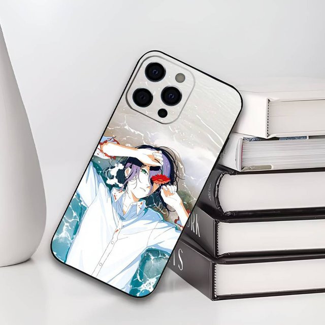 R-Reze C-Chainsaw Man Handyhülle aus weichem Silikon in Schwarz für iPhone 17, 16, 15, 14, 13, 12, 11 und Modelle wie Pro, Max, Plus, XS - Bild 1