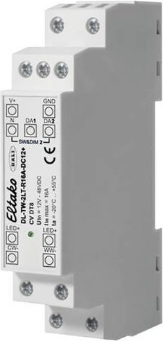 Eltako LED-Dimmer für Hutschiene in Grau mit CCT-Funktion - Bild 1