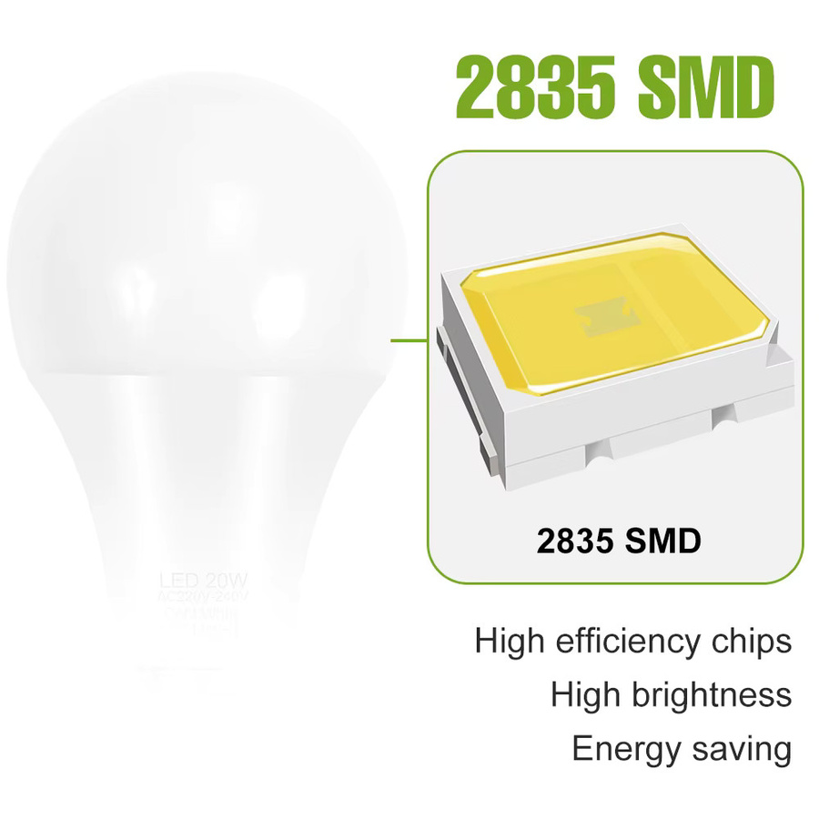 CanLing LED-Glühbirne E27 mit 20W, Weiß, CCT-Farbtemperatur-Einstellung - Bild 2