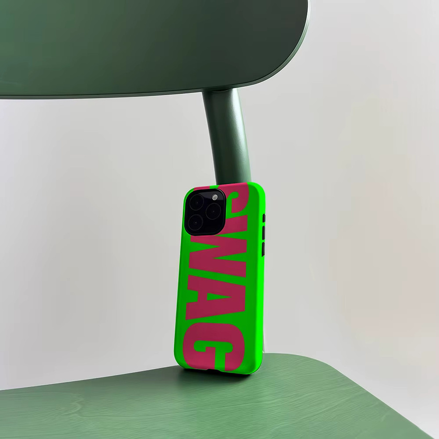 CaseLumi Matte Bumper Schutzhülle mit MagSafe für iPhone 17 16 15 14 13 Pro Max in Neon SWAG Multicolor - Bild 4