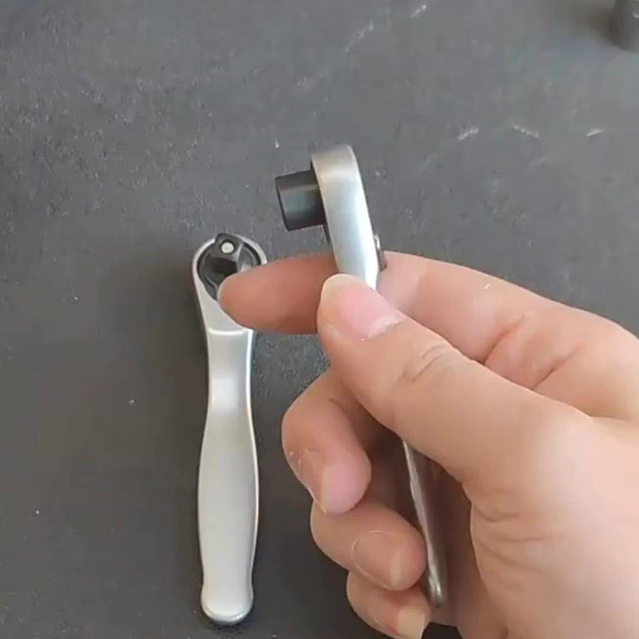 2 Stück Premium-Mini-Ratschenschlüssel mit 72 Zähnen und 1/4 Zoll Antrieb aus Chrom-Vanadium-Stahl - Bild 4