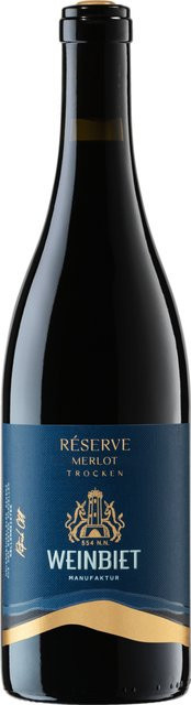 Weinbiet Merlot Rotwein, Pfalz, 2023, trocken, 0,75 l - Bild 1