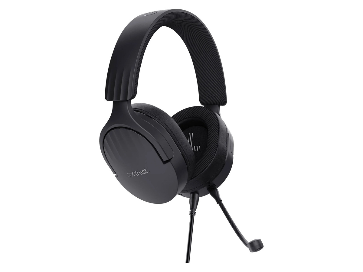 Trust GXT 489 Fayzo Stereo Gaming Over Ear Headset, Schwarz, kabelgebunden mit 3,5 mm Klinkenanschluss - Bild 2