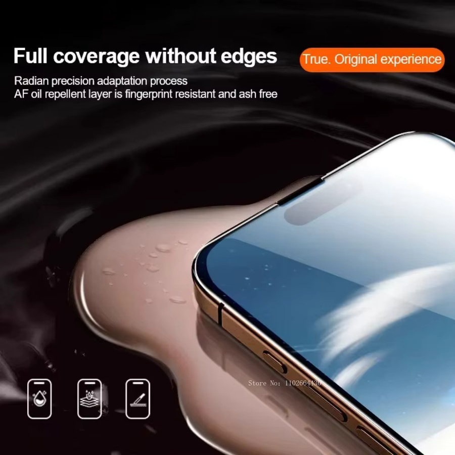 3er Pack DIXSG Privacy Displayschutzfolie aus gehärtetem Glas für iPhone 17 16 15 14 13 12 11 Pro Max Plus XR XS transparent - Bild 2
