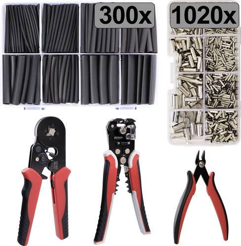 TRU COMPONENTS TC-13377600 Aderendhülsen-Sortiment unisoliert, 1 Set - Bild 1