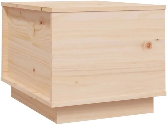 vidaXL Couchtisch aus massivem Kiefernholz in Braun mit Lift-Mechanismus, B/T/H: 50 x 40 x 35 cm - Bild 1