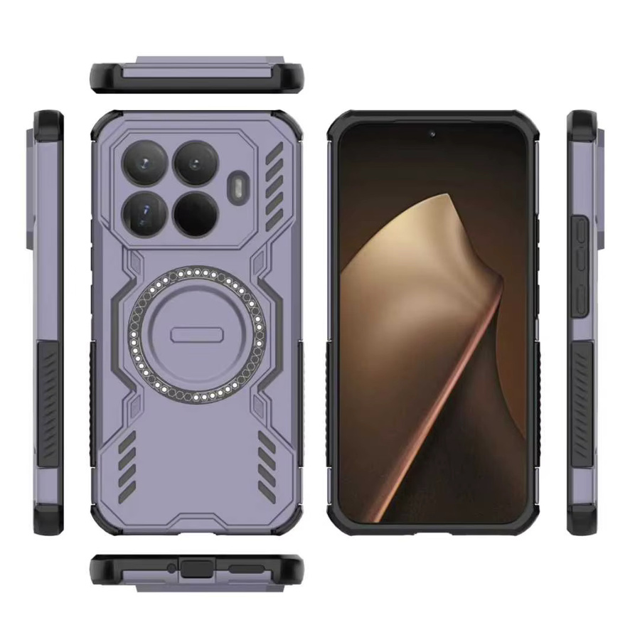 Magnetische kabellose Lade-Telefonhülle für Xiaomi 15T Pro, 17 Pro Max, Redmi Note 15 Pro Plus, 15 und 15C in Schwarz - Bild 3