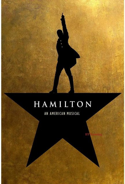 Leinwandbild Hamilton Musical Alexander Hamilton und Schuyler-Schwestern Ölgemälde Wandbild von Potdemiel, Breite: 50 cm, Höhe: 75 cm - Bild 1
