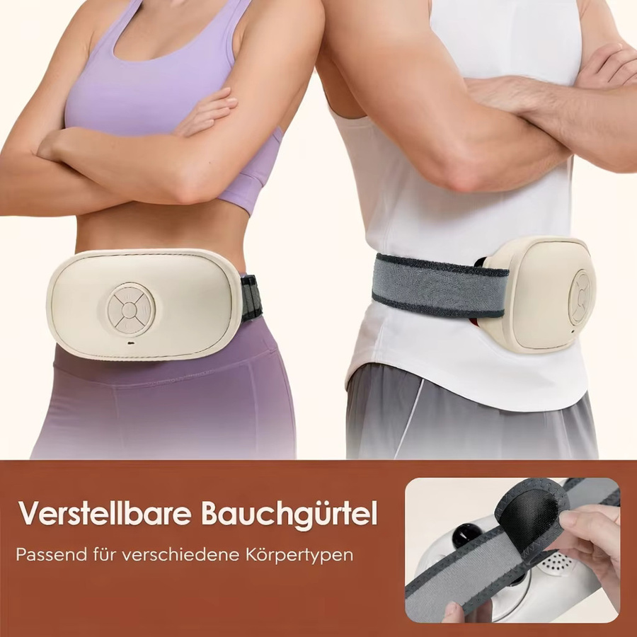 HIMOUTA Elektrisches Bauchmassagegerät, Weiß, Unisex - Bild 3